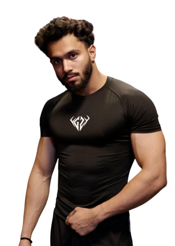 Black Compression T-Shirt For Men